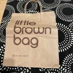 Small little brown bag from Bloomingdales